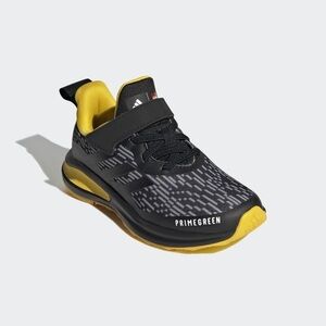 Adidas LEGO Kids Black and Yellow Fortarun Sneakers Sz 2.5 boy slip on
